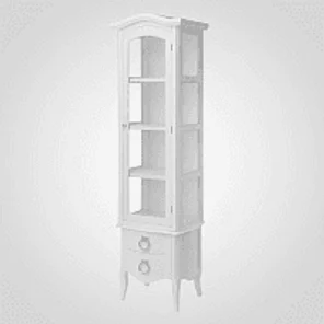 Деревянный Белый Шкаф "White"