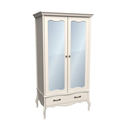 ШКАФ 2Х ДВЕРНЫЙ ЛЕБО С ЗЕРКАЛЬНЫМИ ДВЕРЯМИ