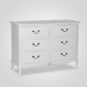 Комод деревянный Белый "White Perfection"