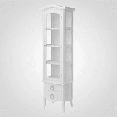 Деревянный Белый Шкаф "White"