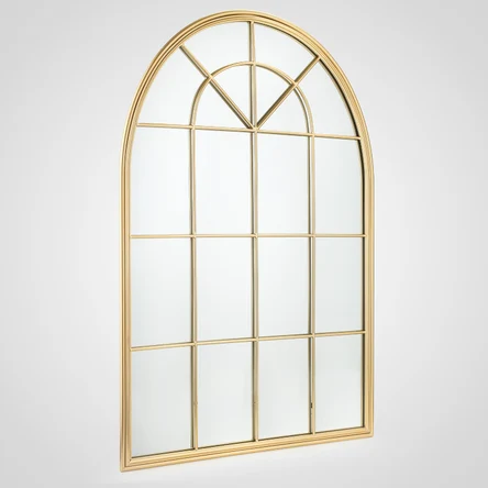 Настенное арочное зеркало фальш-окно
