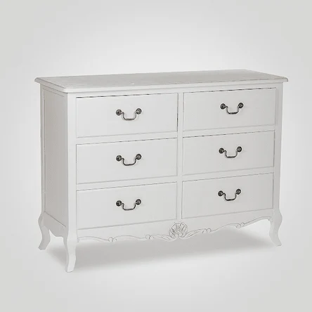 Комод деревянный Белый "White Perfection"