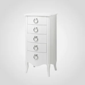 Деревянный Белый Комод на 5 Ящиков "White"