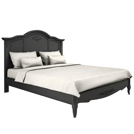 Кровать с жесткой спинкой