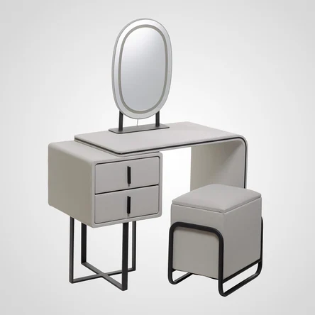 Набор Стол, Тумбочка, Пуф, Зеркало
