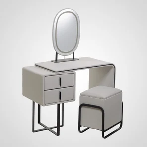 Набор Стол, Тумбочка, Пуф, Зеркало