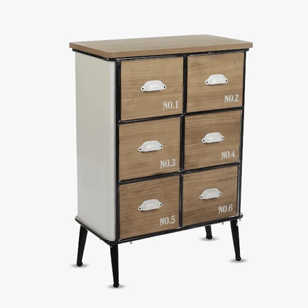 Комод Дерево Металл Большой