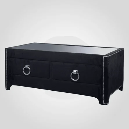 Интерьерный Журнальный Стол  "Черный Бархат"