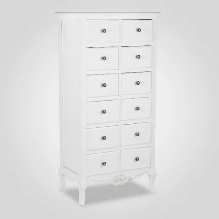 Комод Деревянный Белый "White Perfection"