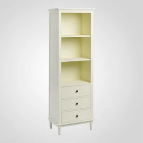 Стеллаж Деревянный Кремовый