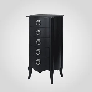 Деревянный Черный Комод на 5 Ящиков "Black"