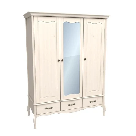 ШКАФ 3Х ДВЕРНЫЙ С ЗЕРКАЛОМ ЛЕБО