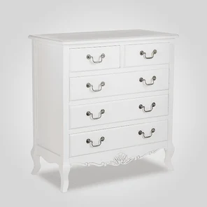 Комод Деревянный Белый "White Perfection"